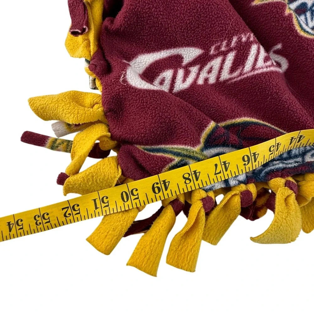 Cleveland Cavaliers‎ NBA Basketball Fleece Fabric No Sew Throw Blanket